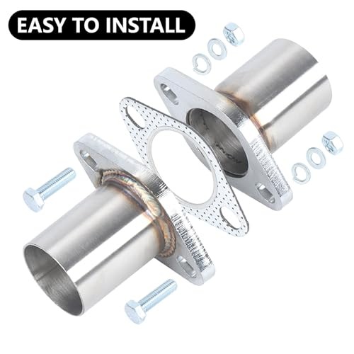 Exhaust Flange Repair Piping Kit to 2″ OD with Gasket and Bolt for Quick 2″ ID