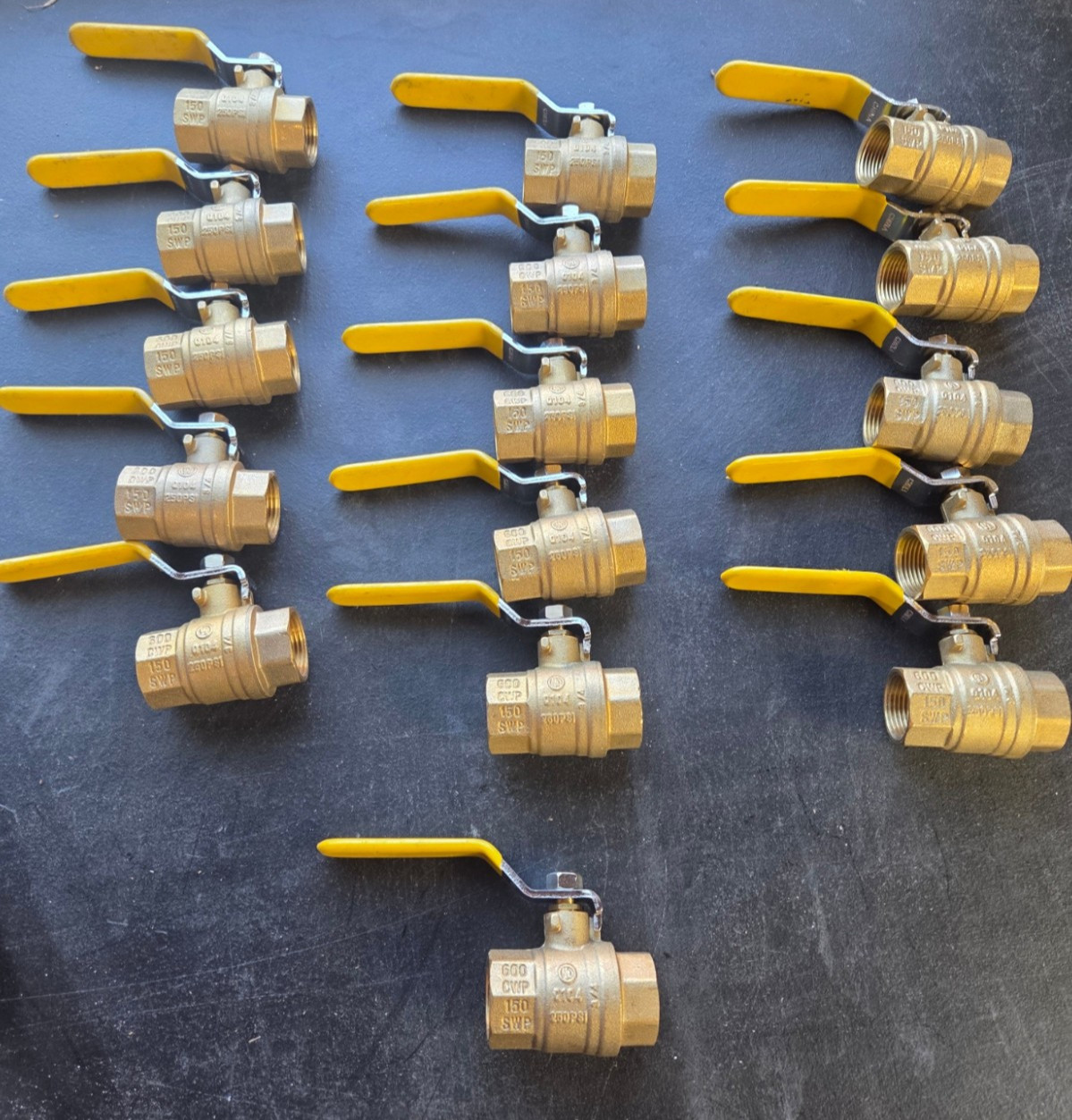 16 pack Ball Valves Female NPT Threaded Lead Free Brass 600 CWP Full Port