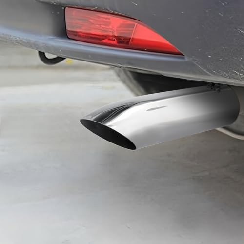 2Pack 2.25 Inch Turn Down Exhaust Tip, Stainless Steel Exhaust Pipe Tip for