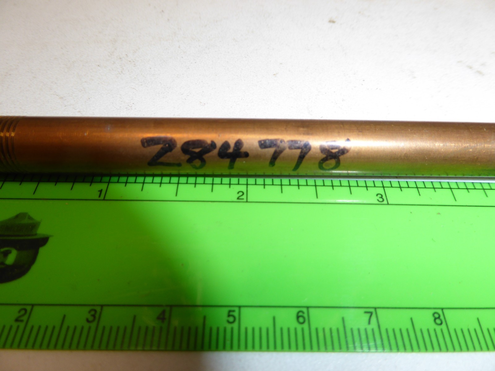1/8″ Mnpt X 5-1/2″ Tube Red Brass Pipe Nipple Sch 40, quantity of 3. New.