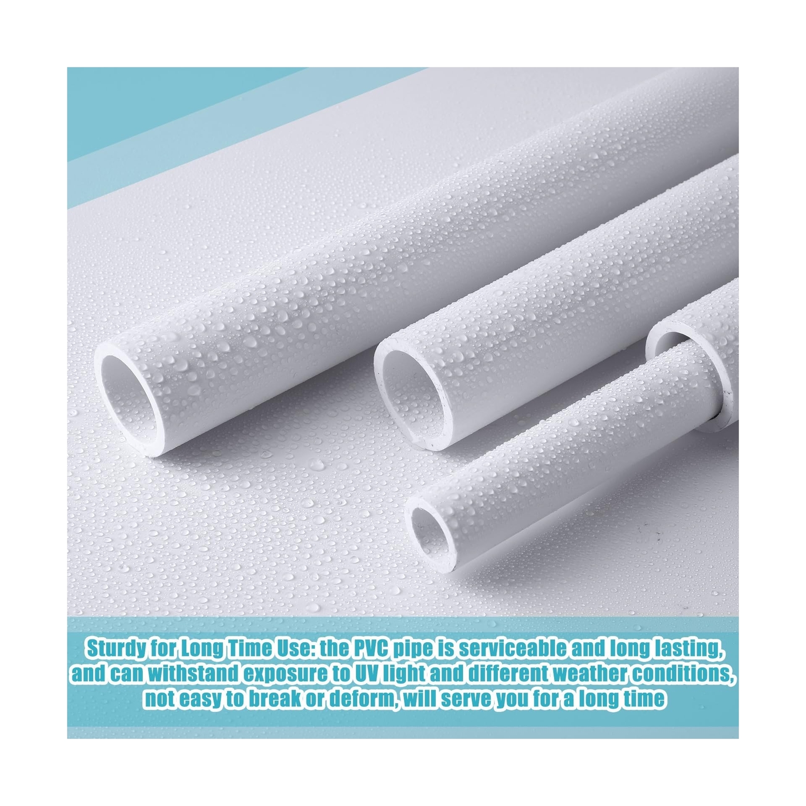 Sasylvia 20 Pcs Length PVC Pipe White DIY PVC Projects Sch40 Furniture Grade …