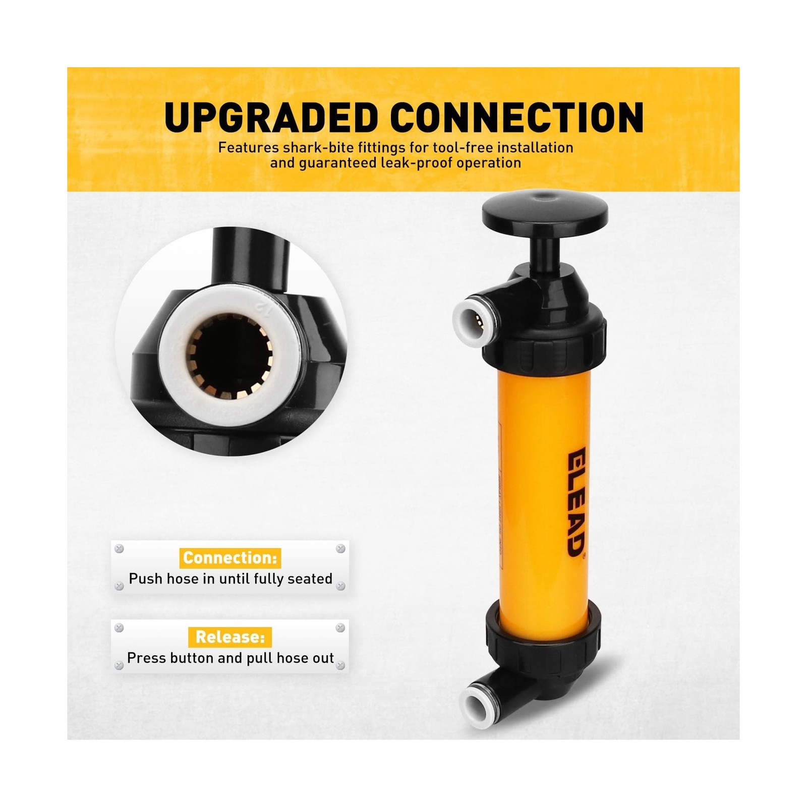 Gas Siphon Pump for Gasoline, Multi-Use Fluid Transfer Pump, Oil Liquid Sipho…
