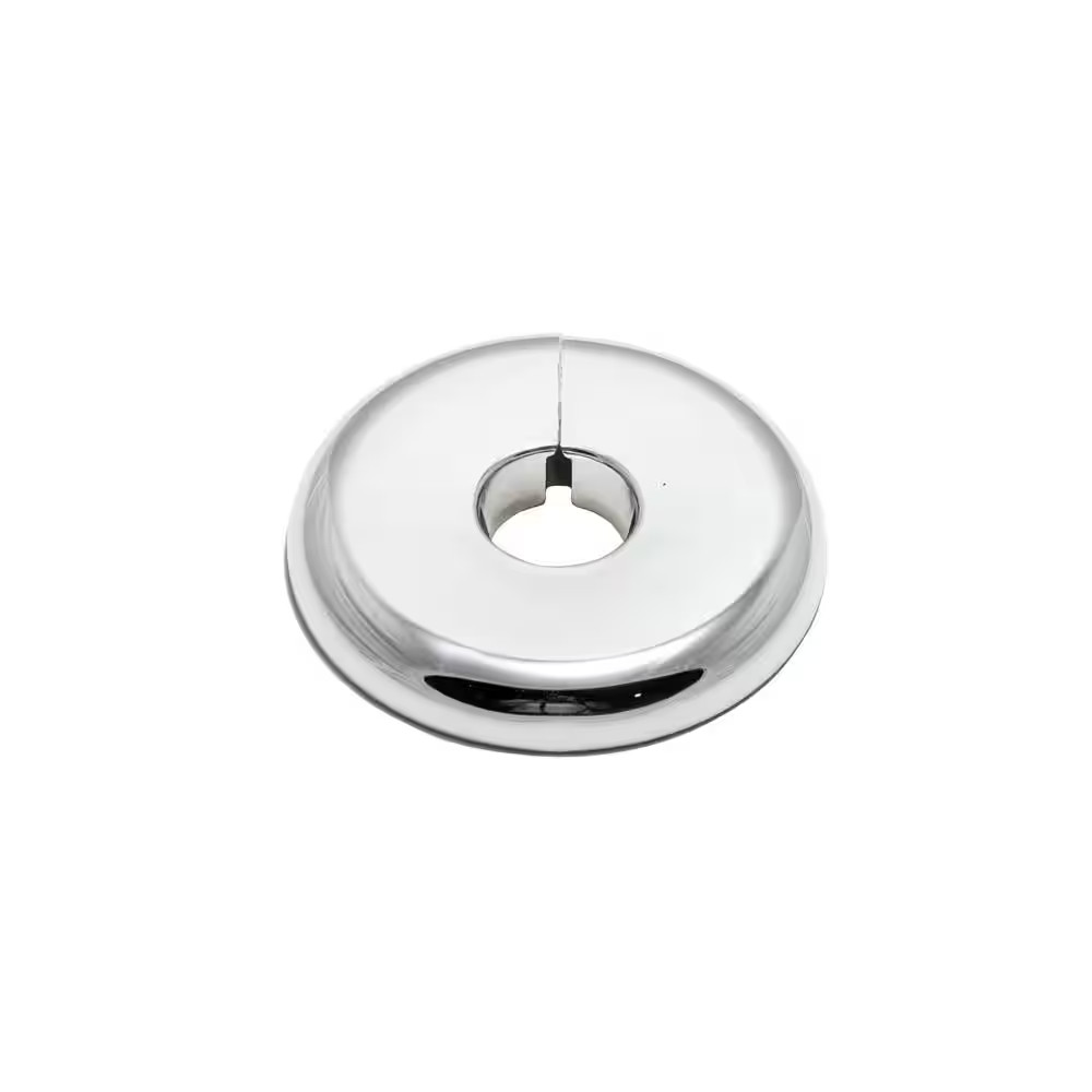 1/2 In. X 2.5 In. Copper Tube Chrome-Plated Floor and Ceiling Plate (20-Pack)