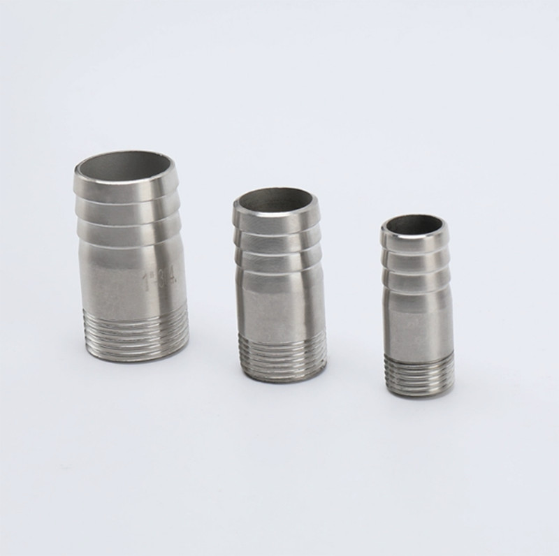 Stainless Steel Hosetail Hose Joiner Barbed Connector 1/4″ – 4″ BSP Male Thread