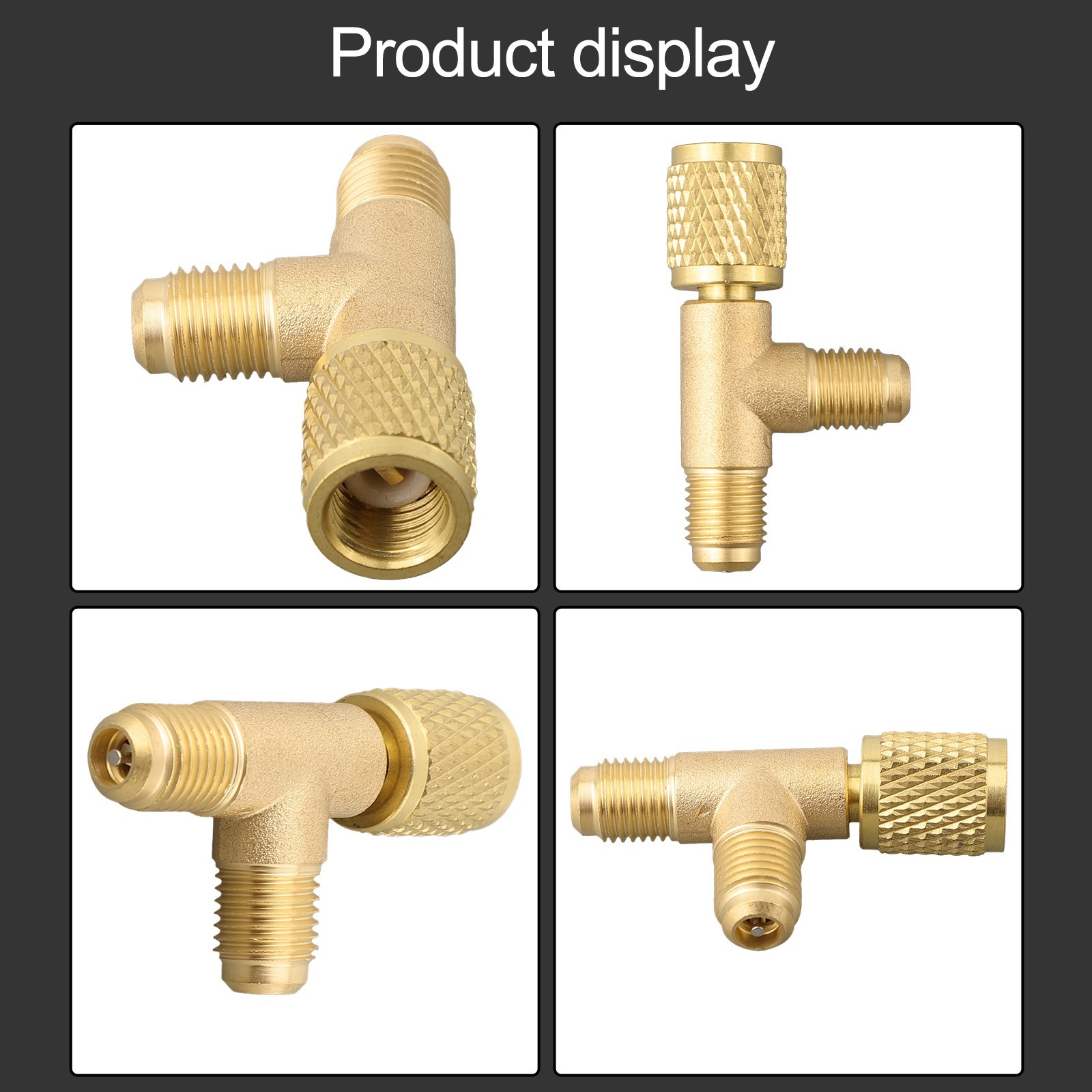 1/4in SAE Interface Quick Connector 3-way Transfer Interface Easy To Operate