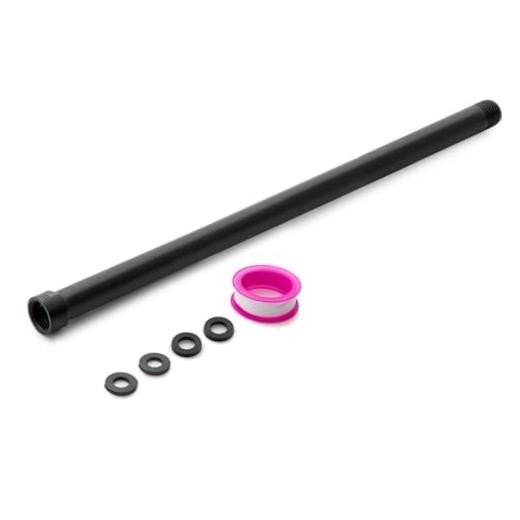 Shower Head Extension Arm Shower Arm Extension Shower Head Matte Black 16 in