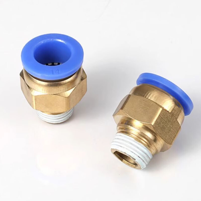 4/6/8/10 – 16mm Male Stud Push In Fit Pneumatic Fittings for Air Water Hose Tube