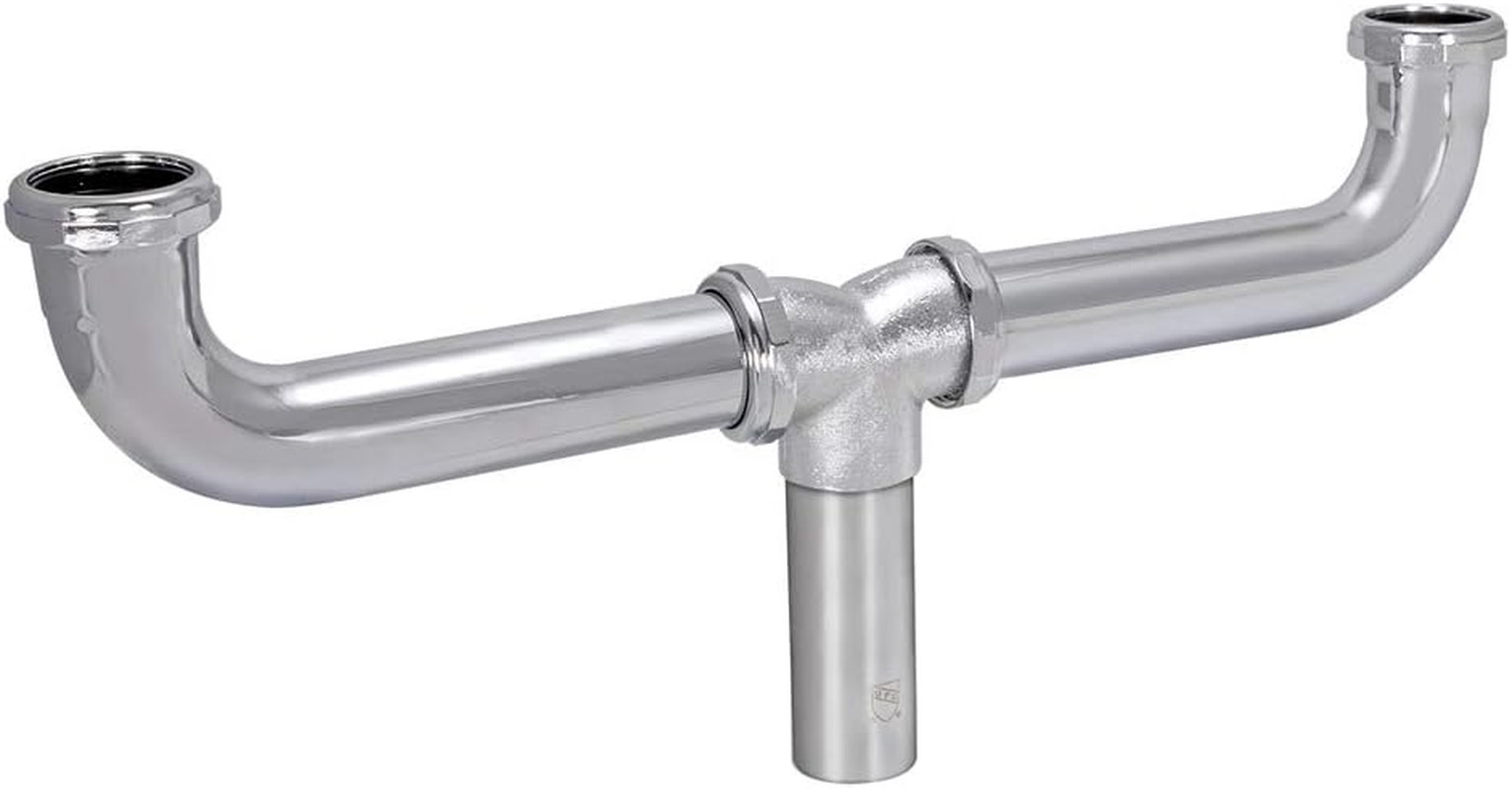 1-1/2 Inch X 16 Inch Kitchen Sink End Waste Center Outlet, Slip Joint Connection