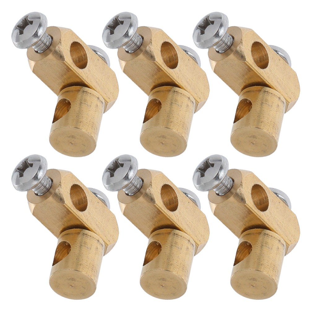 6 Pcs Washbasin Universal Joint Bathroom Sink Drain Assembly Connectors