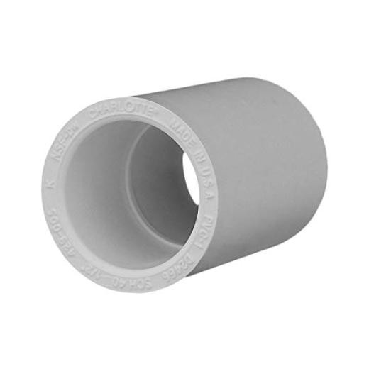 1/2 SCH 40 COUPLING SXS CONTRACTOR PACK 1/2 Inch ( Bag qty: 10 ) 10 White