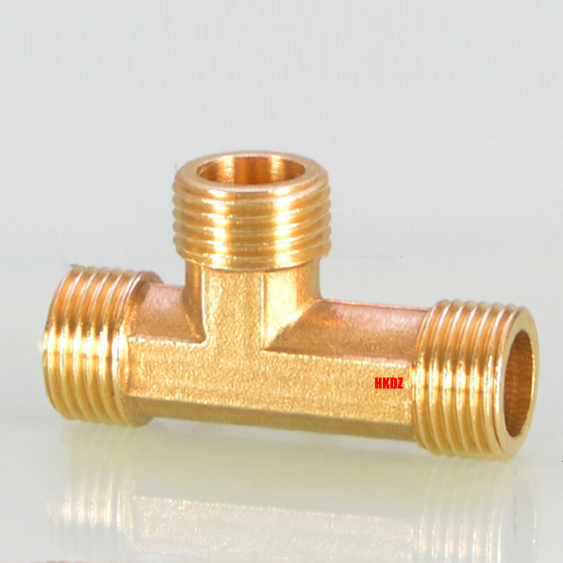 Brass BSP 1/2″ T-Shape Pipe Fittings Male/Female Thread Extension Tee Connector