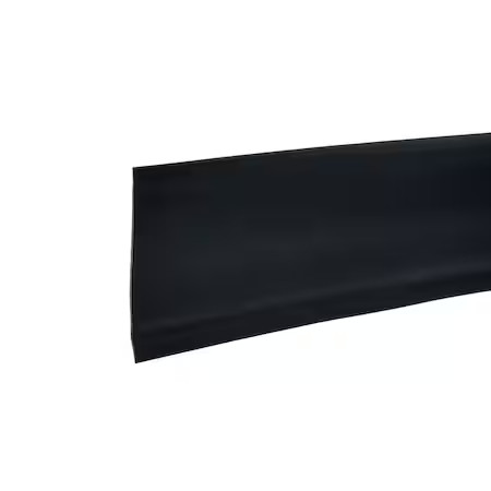 Zoro Select 820N65 Wall Base Molding, 120 Ft L, Black, 820N65