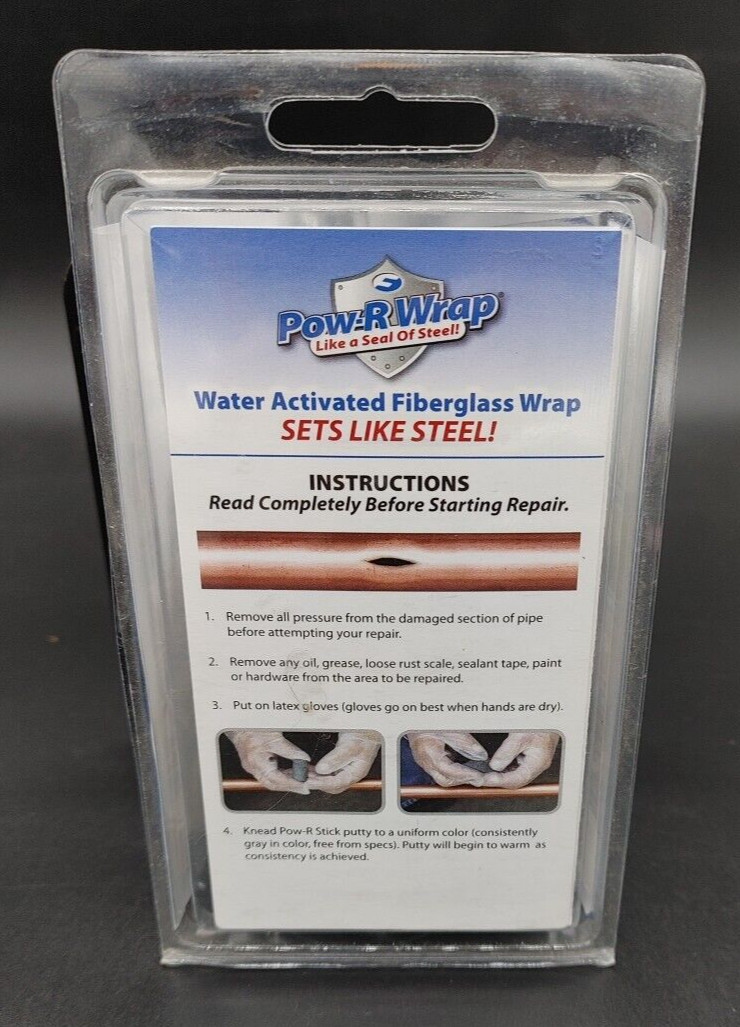 Fernco Pow-R Wrap Off-white Epoxy Adhesive FPW248CS