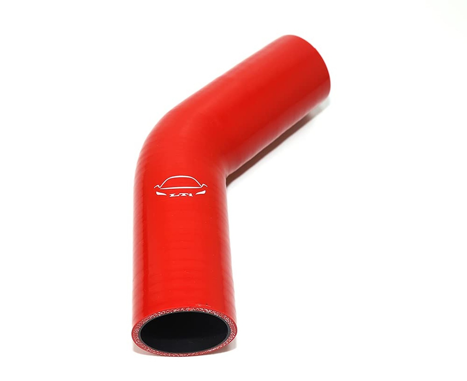 4-Ply Reinforced 45 Degree 1.75″ ID Elbow Silicone Hose Coupler for Turbo/Int…