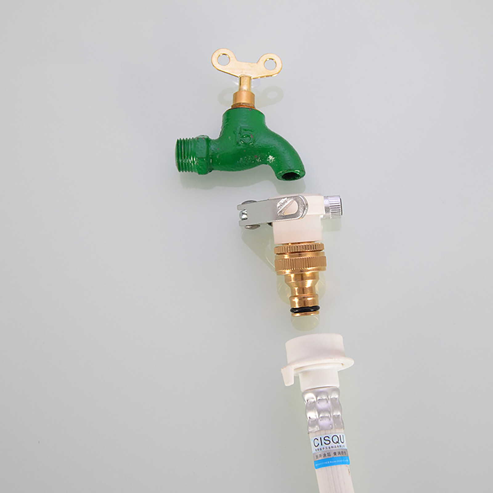 3/4″1/2″ Garden Watering Water Hose Pipe Brass Fitting Spray Gun Tap Connector