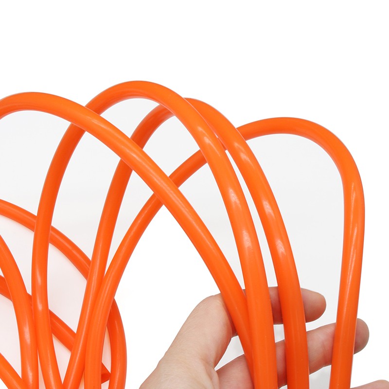 Reddish Orange Silicone Tube Food Grade Beer Milk Hose Pipe Soft Rubber 4-6mm