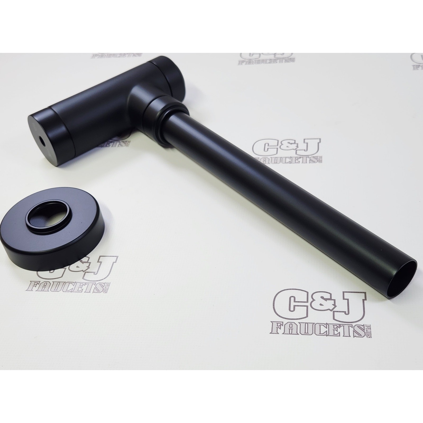 DXV D35700030.243 Modulus Round Brass Bottle P-Trap – Matte Black