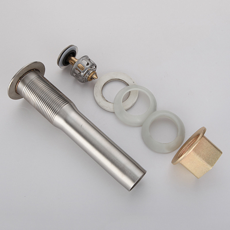 Basin Pop Up Flip Top Drain Sink Waste Trap with Deodorant Water Pipe Bathroom