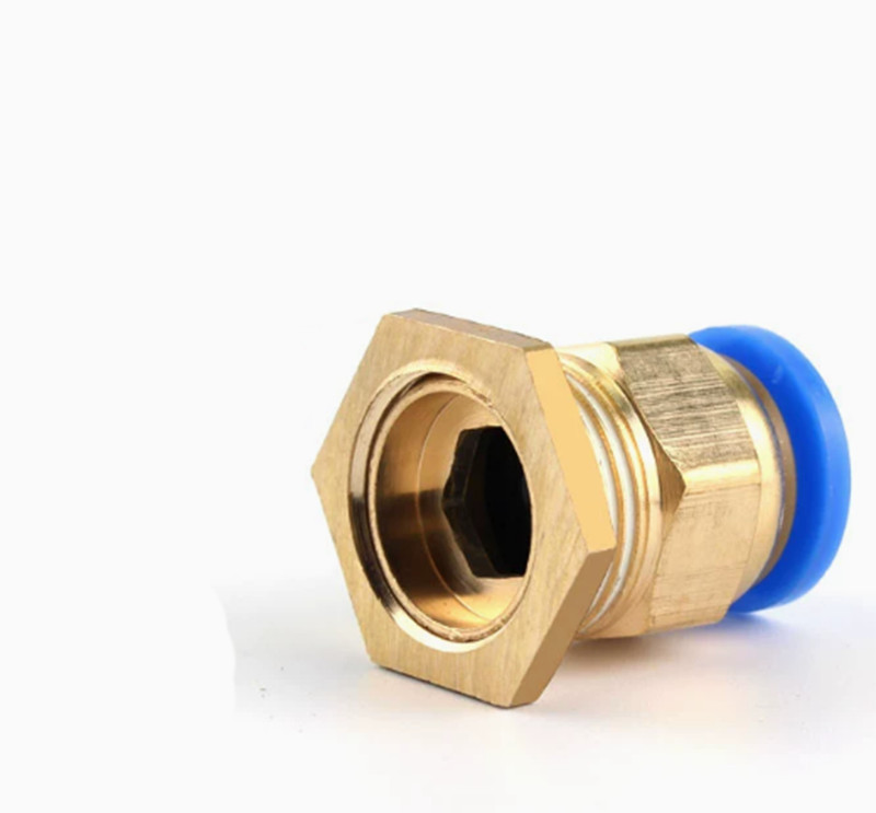 5Pcs NPT Locknuts In Brass, Female Thread Slim Locknuts in NPT , 1/8 1/4 3/8 1/2