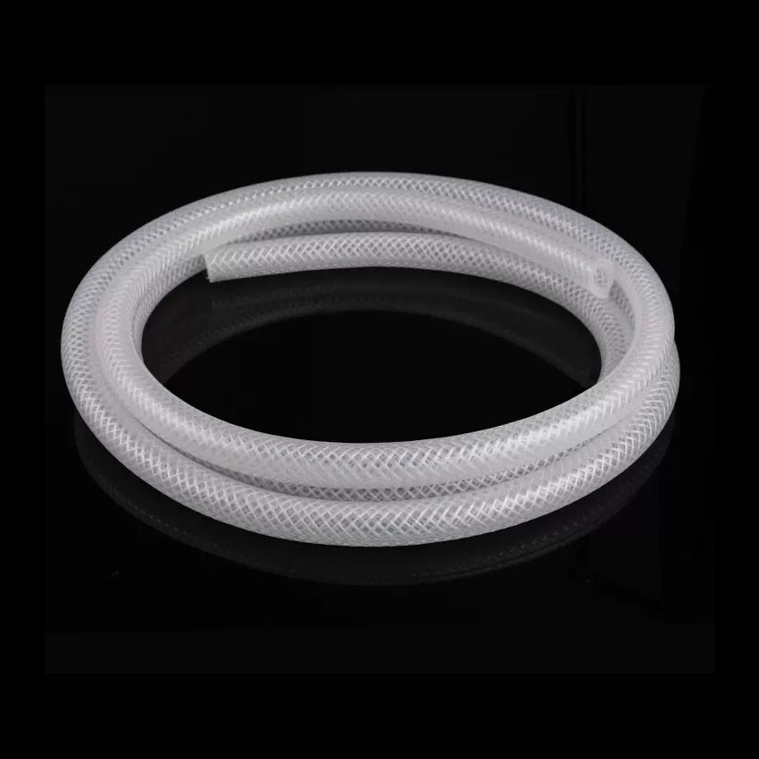 Silicone Tube Hose Pipe Clear Braided Tube Reinforced Water Liquid Oil 4mm-50mm
