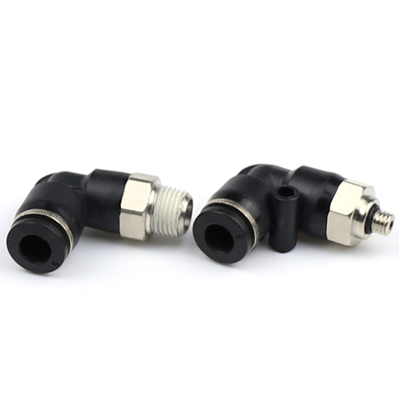 Male Swivel Elbow Pneumatic Push-In Fitting Sizes 3,4,5,6mm Fittings Air Tube