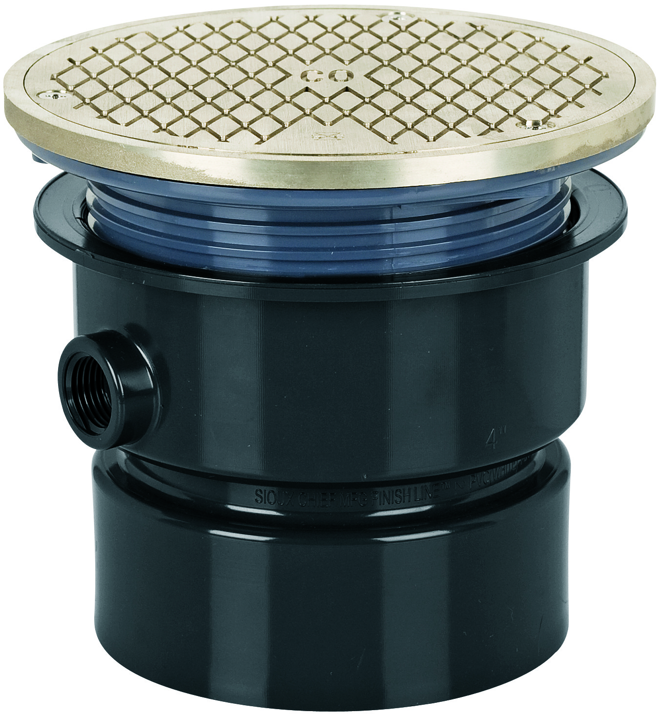 SIOUX CHIEF 852-4ANR Cleanout 4″ ABS 4000 lbs Solvent Weld MIP Thread