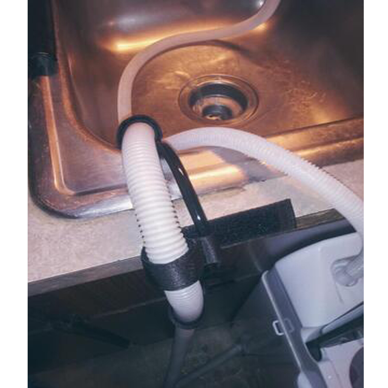 Universal Washing Machine Dishwasher Drain Hose Outlet Extension Pipe Clamp Clip