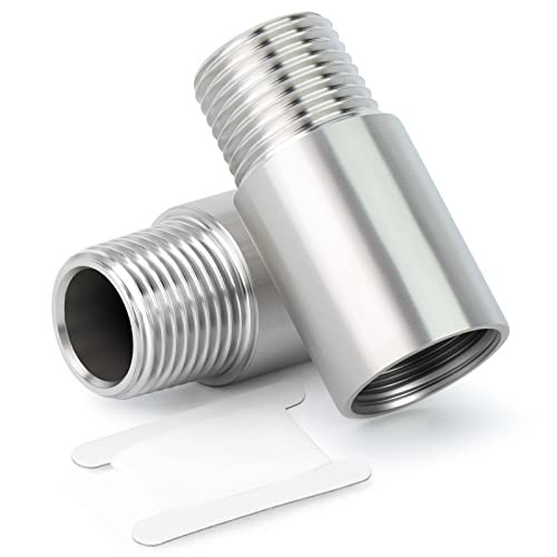 2PCS Stainless Steel Pipe Fittings, 1/4″ 1/4″ (M x F)NPT 2Pcs 2″ (50mm) Length