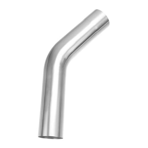 Exhaust Tube OD, Stainless Steel Exhaust Pipe Mandrel Bend, 3.5″ 45 Degree