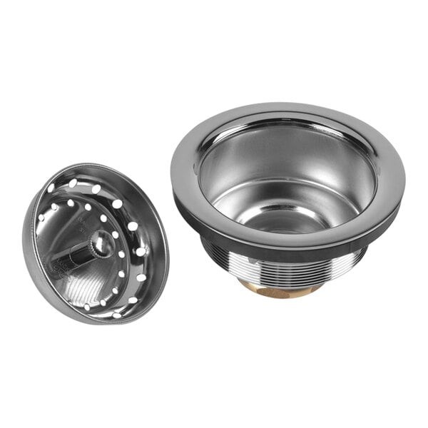 Oatey L7BN 1-1/2″ Brass Sink Basket Strainer Chrome-Plated Lucky 7