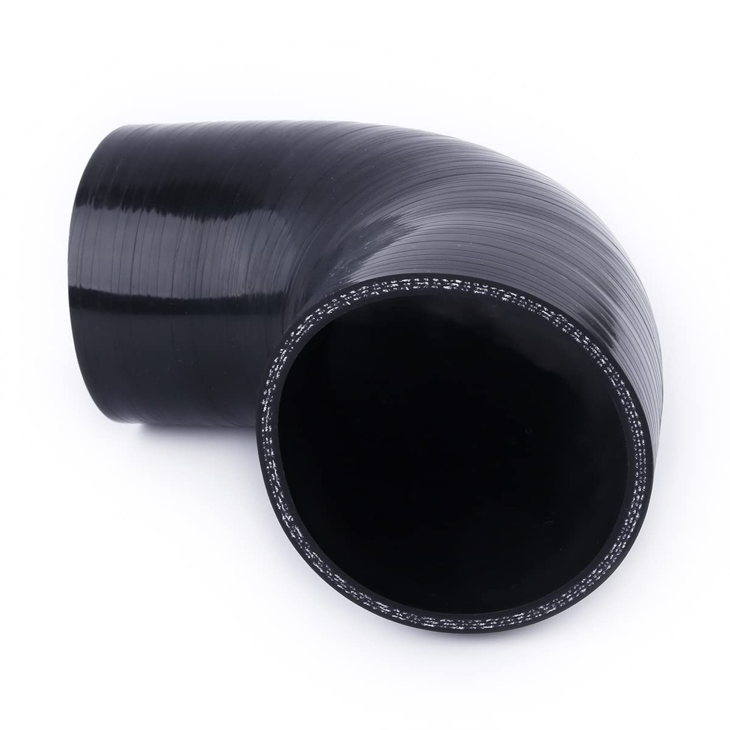3″ ID 90 Degree Elbow Silicone Coupler Reinforced Hose,4-Ply Turbo/Intercoole…