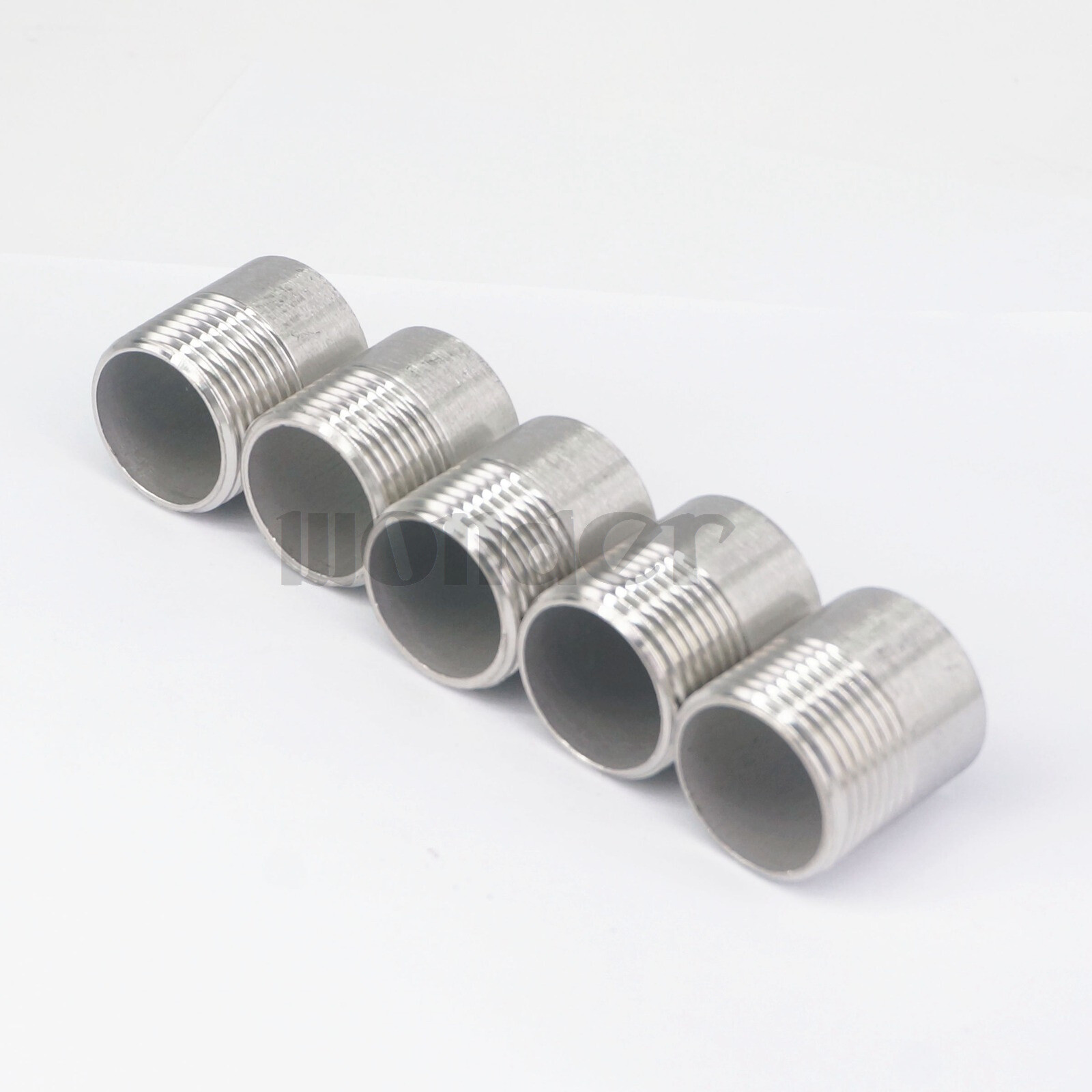 LOT 5 3/4″ BSP Female 304 Stainless Pipe Fitting Weld Nipple Connector water