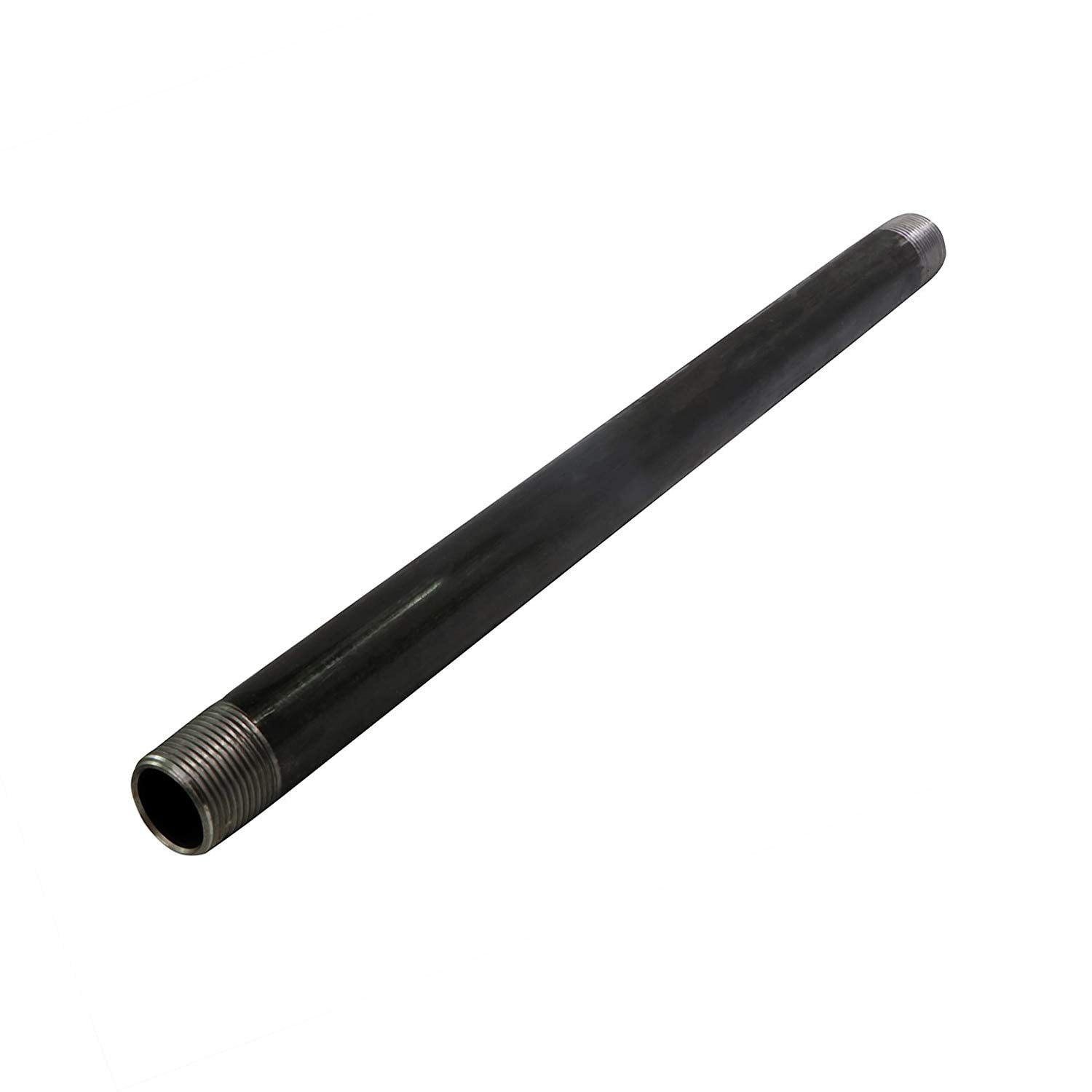 Black Steel Pipe, Schedule 40 Threaded Fitting, 2 In. x 36 In.