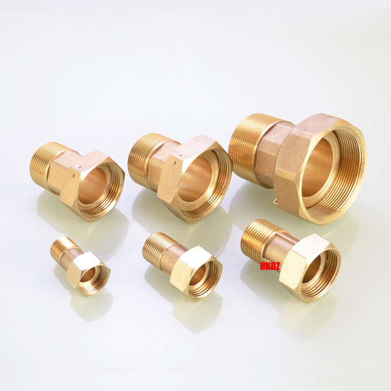Brass Pipe Fittings Water Meter Pump Adapters BSP Male/Female Thread Connectors