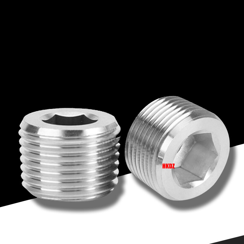 1/8″~2″ BSP 304 Stainless Steel Internal Hexagon Male Blanking Plug Stop End Cap