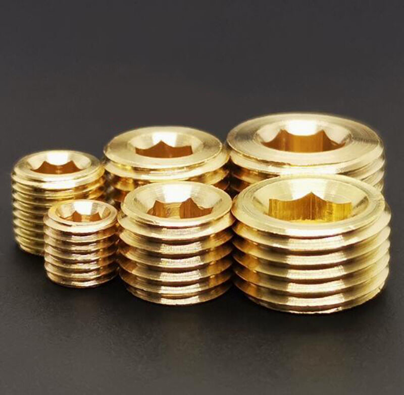 1/16″ 1/8″ 1/2″ 3/4″ 1/4″ 3/8″ Brass Female Metric Hexagon Socket Blanking Plug