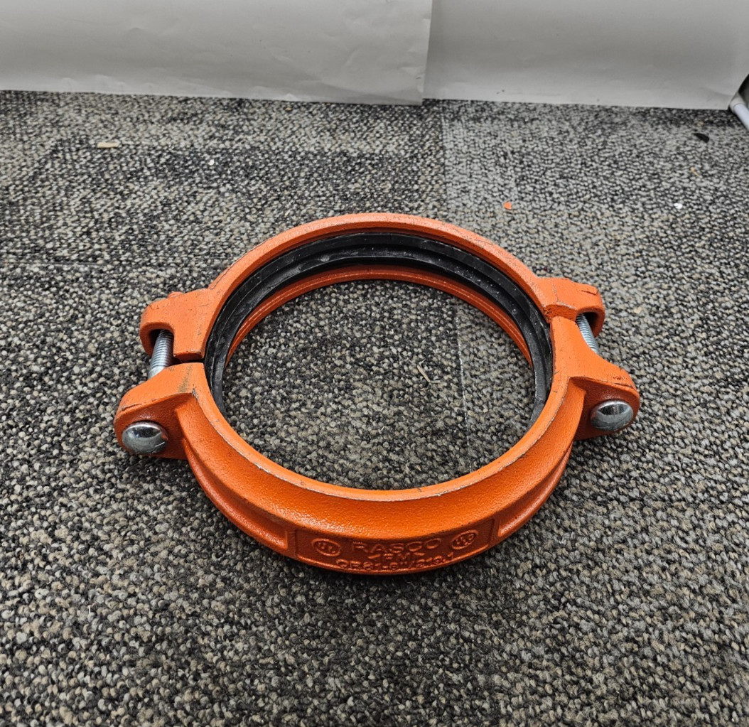Rasco QRS1-8″ / 219.1 Push-On Grooved Pipe Coupling Heavy Duty Orange