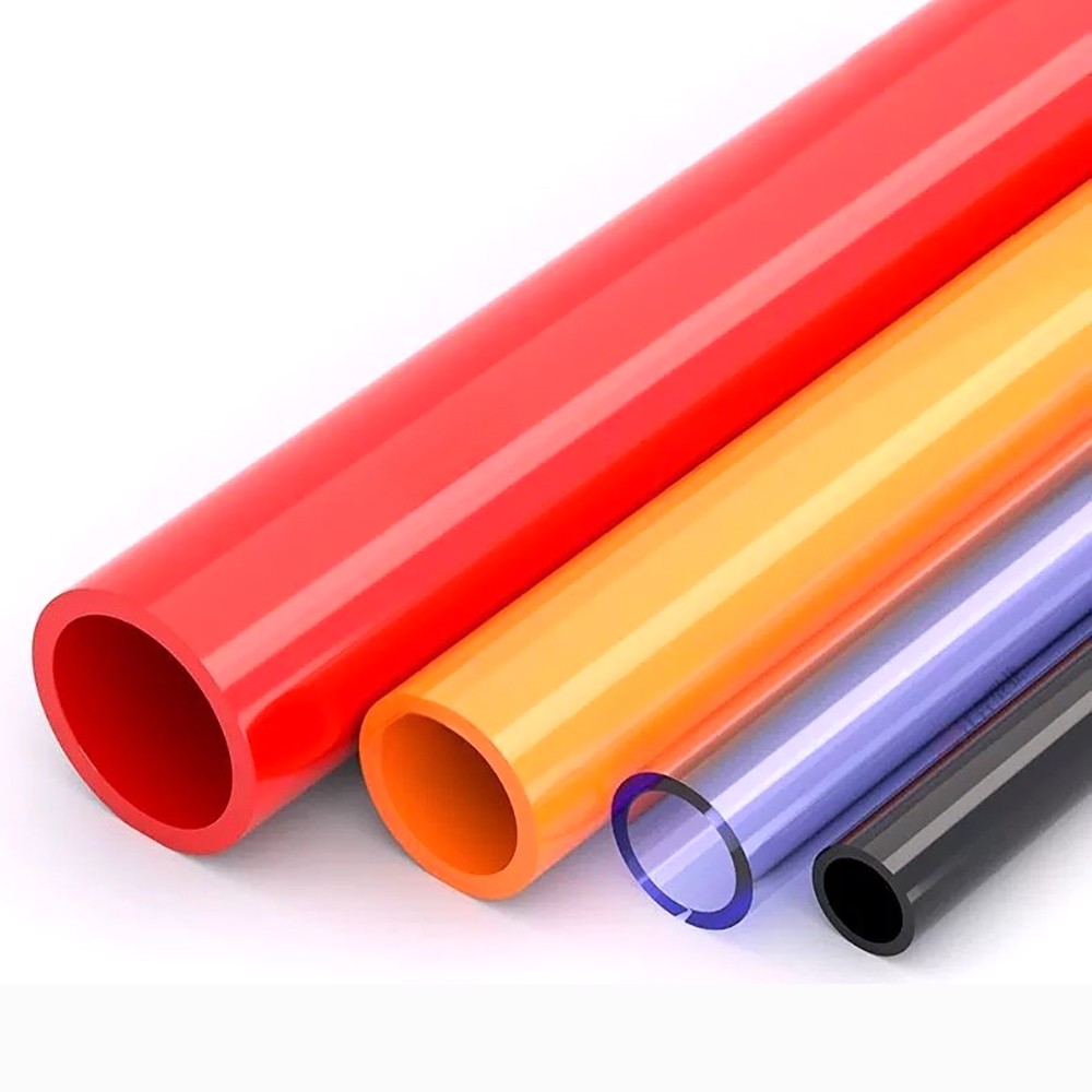 Ø20-110mm PVC Pipe Round Tube Solvent Weld Plumbing Aquarium Fish Tank 13 Color