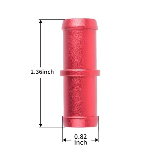 Aluminum Heater Hose Connector Compatible with 370Z Infiniti G35 G37 QX50 Q60