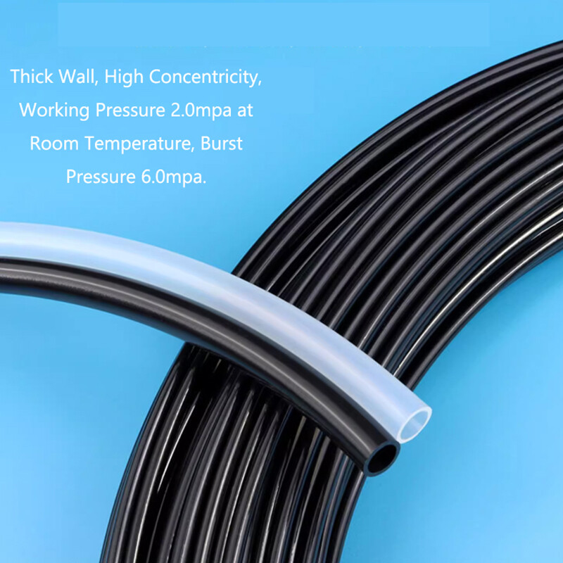 ID 2.5mm~10mm PA6 Nylon Tube Hard Pipe Pneumatic Air Chemicals Fuel Oil Tubing