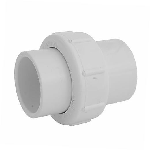 WU-1500-S 1-1/2-Inch Slip Union, Schedule 40, EPDM O-ring, PVC Pipe Fitting