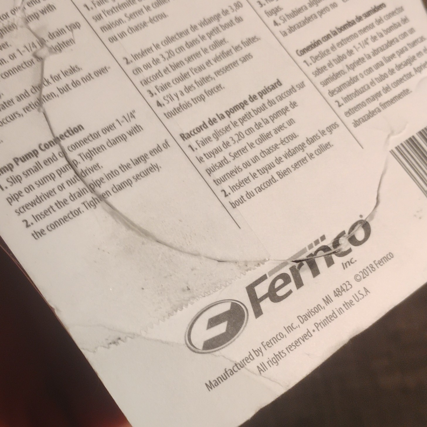Fernco PDTC-150 Flexible Rubber Trap Connector 1.5 in Clamp Adapter