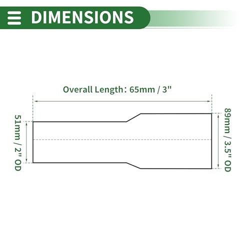 2″ OD to 3.5″ OD Mandrel Exhaust Bend Elbow Concentric Reducer 2″ OD – 3.5″ OD