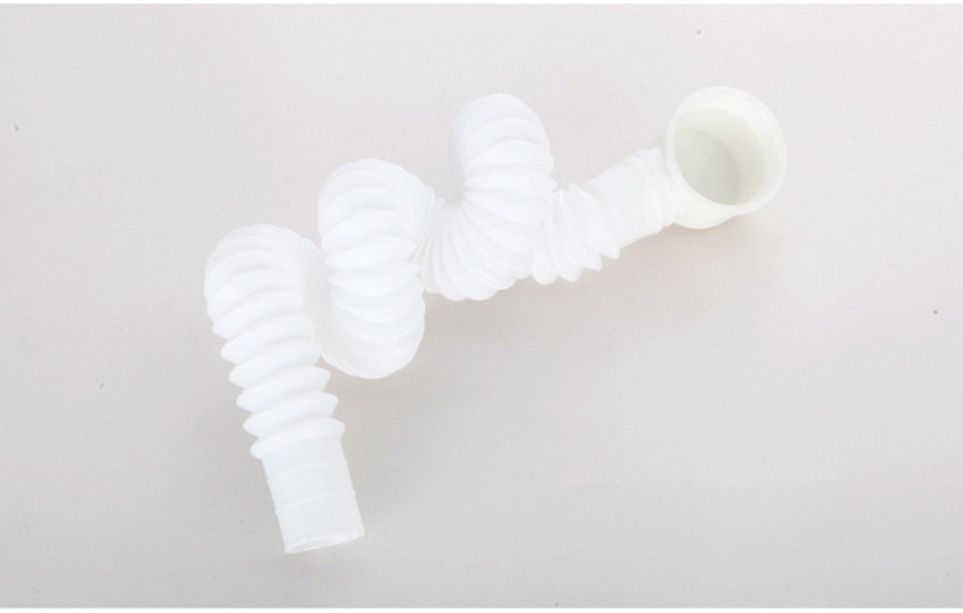 Bathtub Drain Tube Plastic Waste Pipe Home Bathroom Kit Replacement Retractable