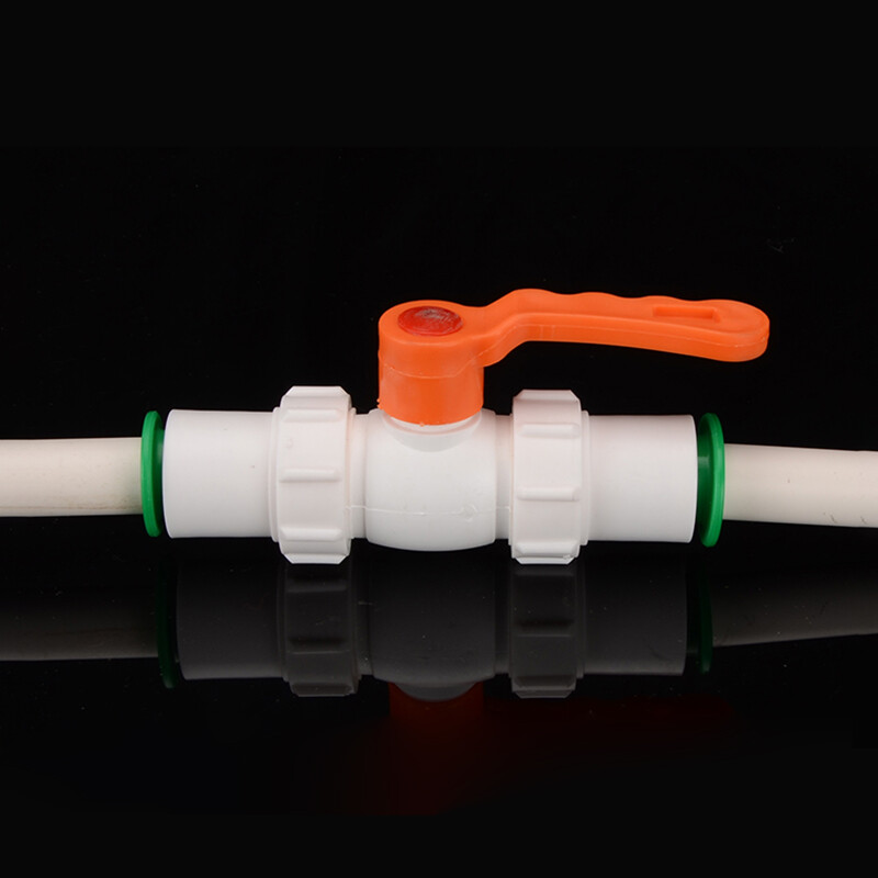 PPR Pipe Ball Valve/Shut-off Valve 20mm 25mm 32mm Quick Plug Fitting Adapter