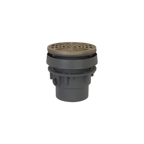 Tomahawk 832-36PNR Adjustable Floor Drain Complete Assembly 3 in Outlet