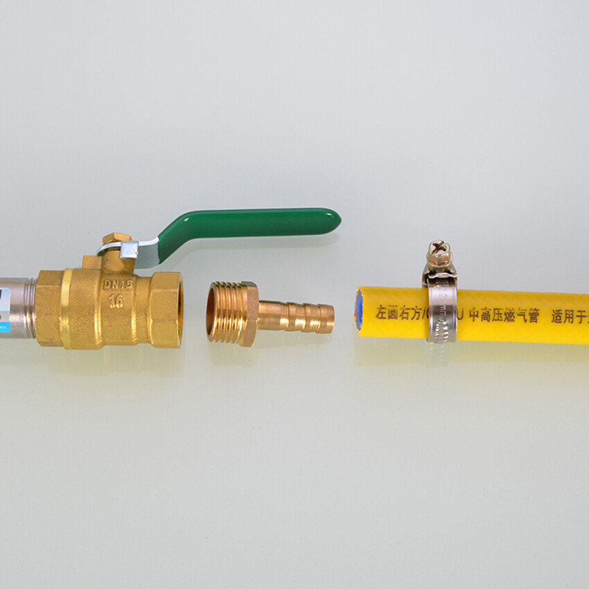 BSP Male/Female Thread Fitting x Barb Hose Tail End Connector For Air Fuel Brass