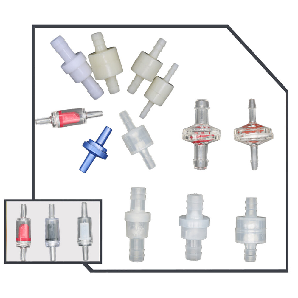 Plastic Check Valve One Way Non-return Valve Aquarium Water Air Liquid PVC Hose