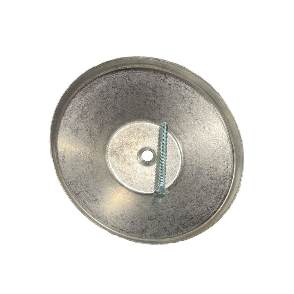 PASCO 1796-SS Cleanout Plate 4″ SS Domed 22 Ga Bolt 1/4″-5/16