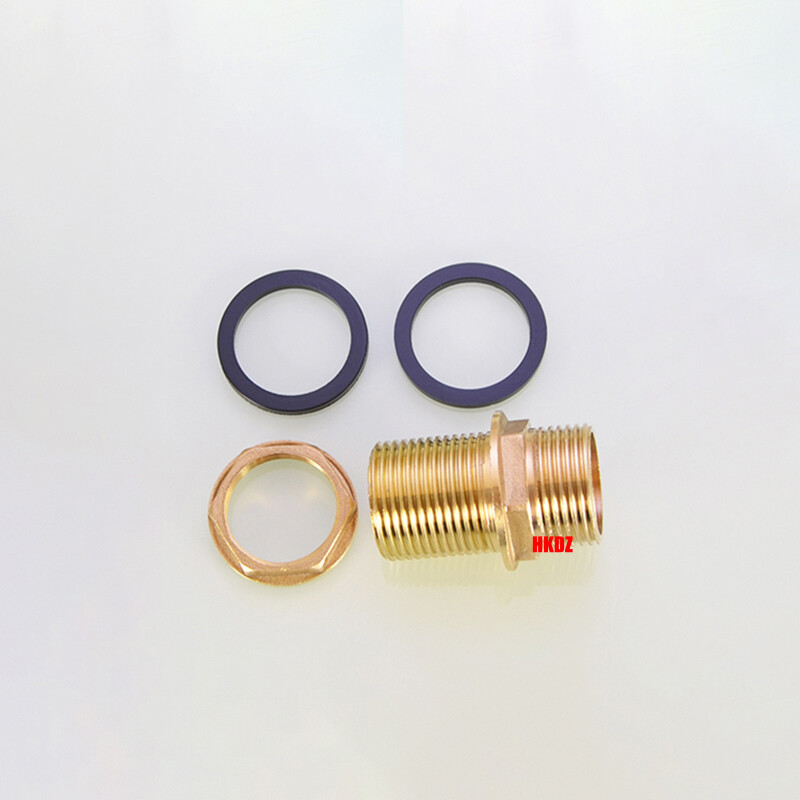 1/2″~2″ Brass Water Tank Connector Female/Male Thread Bulkhead Fittings Adapter